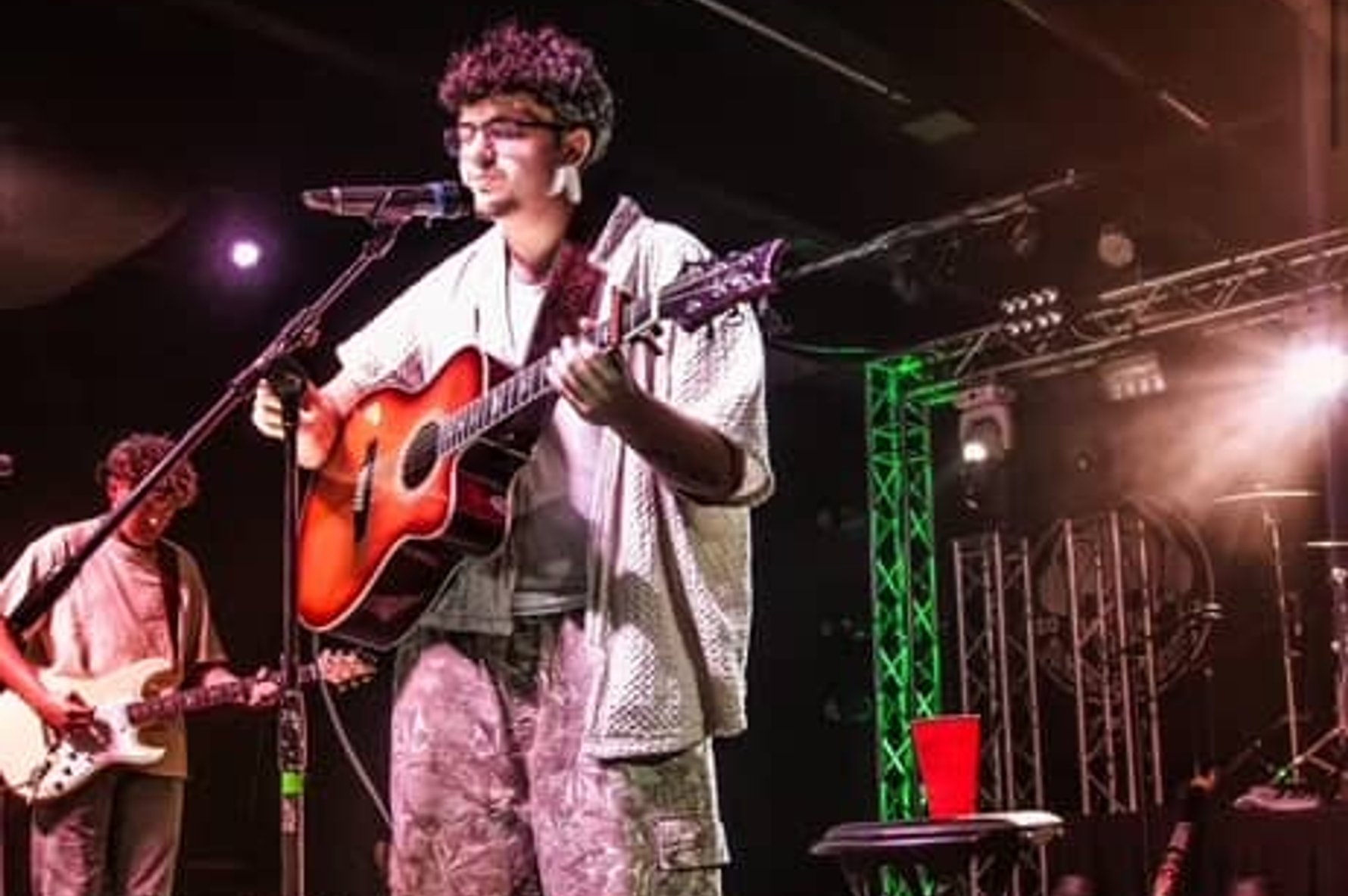 Jaxon Wood performing live on stage